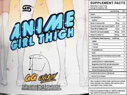 Label for Energy Anime Girl Thigh