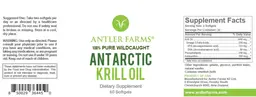 Label for Antarctic Krill Oil
