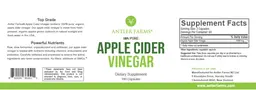 Label for Apple Cider Vinegar