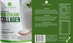 Label for New Zealand Collagen Powder