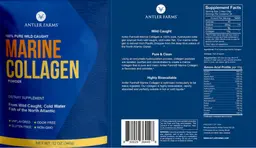 Label for Marine Collagen Unflavored