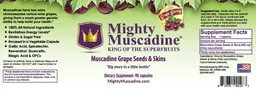 Label for Muscadine Grape Seed & Skins
