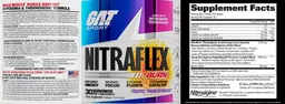 Label for Nitraflex Burn Tropic Thunderburst