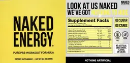 Label for Naked Energy