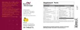 Label for Chewable Ultra Solo without Iron Citrus