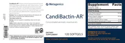 Label for CandiBactin-AR