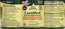 Label for CuraMed 100 mg Chewable Tablet