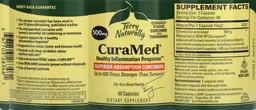 Label for CuraMed 500 mg