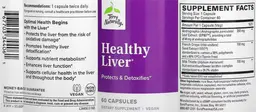 Label for Healthy Liver