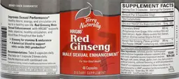 Label for HRG80 Red Ginseng Male Sexual Enhancement