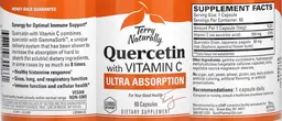 Label for Quercetin with Vitamin C