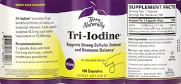 Label for Tri-Iodine 12.5 mg