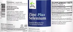 Label for Zinc Plus Selenium
