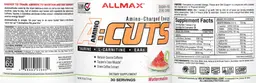 Label for Amino:Cuts Amino-Charged Energy Drink Watermelon