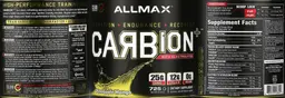 Label for CARBION+ Pineapple Mango