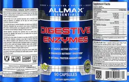 Label for Digestive Enzymes
