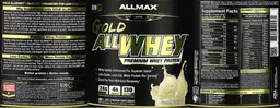 Label for GOLD ALLWHEY French Vanilla
