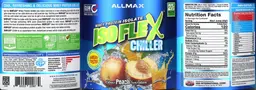 Label for ISOFLEX Chiller Citrus Peach Sensation