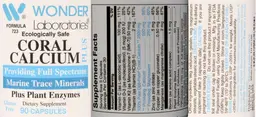 Label for Coral Calcium Plus