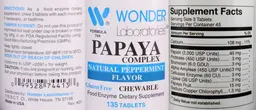 Label for Papaya Complex Natural Peppermint Flavor