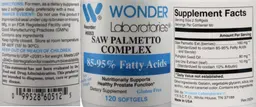 Label for Saw Palmetto Complex
