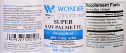 Label for Super Saw Palmetto