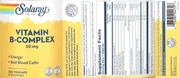 Label for Vitamin B-Complex 50 mg