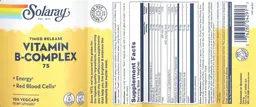 Label for Vitamin B-Complex 75 Timed Release