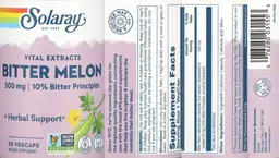 Label for Bitter Melon 500 mg