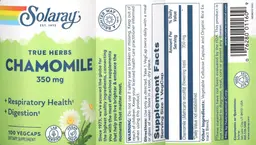 Label for Chamomile 350 mg