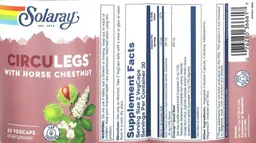 Label for CircuLegs with Horse Chestnut