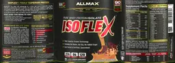 Label for ISOFLEX Chocolate Peanut Butter