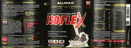 Label for ISOFLEX Cookies & Cream