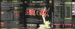 Label for ISOFLEX Vanilla