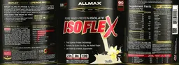 Label for ISOFLEX Vanilla
