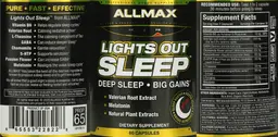 Label for Lights Out Sleep