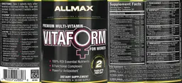 Label for VITAFORM for Women