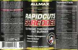 Label for Rapidcuts Shredded
