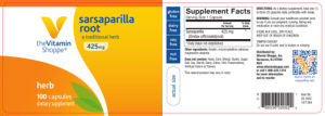 Sarsaparilla Root 425 mg