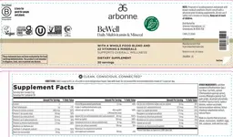 Label for BeWell Daily Multivitamin & Mineral