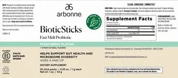 Label for BioticSticks Mixed Berry Flavor