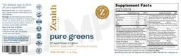 Label for Pure Greens