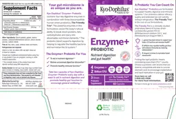 Label for Kyo-Dophilus Enzyme+ Probiotic