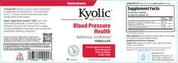 Label for Kyolic Formula 109