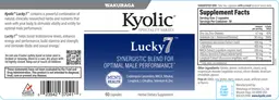 Label for Kyolic Lucky7
