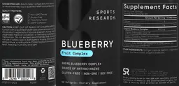Label for Blueberry Fruit Complex 800mg