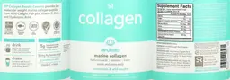 Label for Collagen Beauty Complex Unflavored