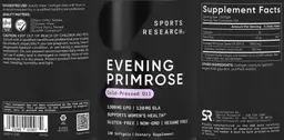 Label for Evening Primrose Cold-Pressed Oil 1300 mg