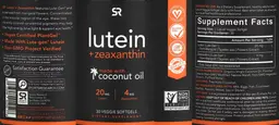 Label for Lutein + Zeaxanthin