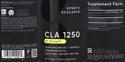 Label for CLA 1250